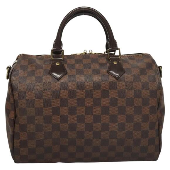 LOUIS VUITTON Damier Ebene Speedy Bandouliere 30 Hand Bag Ｎ41367 N41367 - Picture 2 of 16
